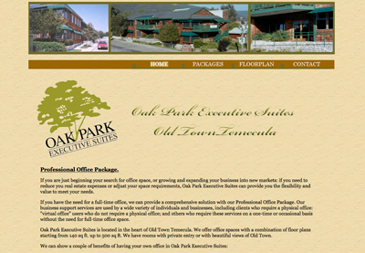 Oak Park Executive Suites Old Town Temecula